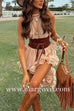 Sleeveless Asymmetrical Ruffle Top and Mini Skirt Set