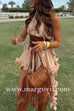 Sleeveless Asymmetrical Ruffle Top and Mini Skirt Set