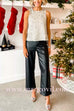 Margovil Round Neck Sequin Tank Top