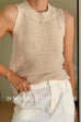 Margovil Crewneck Hollow Out Sleeveless Top
