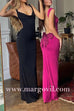 Margovil Sleeveless Bow Open Back Bodycon Maxi Dress