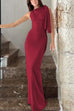Margovil Elegant Sleeveless Tie Shoulder Bodycon Maxi Dress