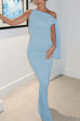 Margovil Elegant Sleeveless Tie Shoulder Bodycon Maxi Dress