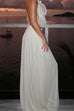 Margovil Frill Elastic Waist Flowy Maxi Skirt