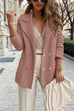 Margovil Double Breasted Textured Cardigan with Pockets