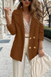 Margovil Double Breasted Textured Cardigan with Pockets
