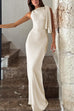 Margovil Elegant Sleeveless Tie Shoulder Bodycon Maxi Dress