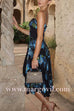 Spaghetti Straps Waisted Floral Print Midi Dress