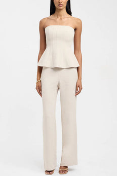 Low Rise Straight Leg Pants