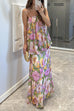 Margovil Blooming Floral Print Cami Top and High Waist Maxi Skirt Set