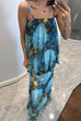 Margovil Blooming Floral Print Cami Top and High Waist Maxi Skirt Set