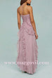 Margovil Strappy Halter Neck Ruffle Trim Asymmetric Hem Pleated Maxi Dress
