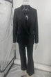 Margovil One Button Pocketed Blazer and Straight Leg Pants Power Suit Set