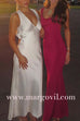 Margovil Sleeveless Bow Open Back Bodycon Maxi Dress