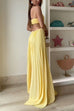 Margovil Spaghetti Strap Back Cut Out Pleated Maxi Dress