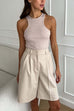 Margovil Wide Leg Pocketed Shorts