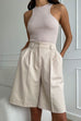 Margovil Wide Leg Pocketed Shorts