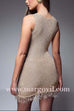 Crewneck Sleeveless Raw Hem Mini Dress