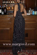 Margovil Ruffle Hem Polka Dot Maxi Cami Dress