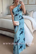 Margovil Strapless Tube Floral Print Bodycon Maxi Dress