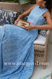 Margovil Lace Hollow Out Crewneck Crop Tank Top High Waist Maxi Swing Skirt Set