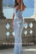 Margovil Halter Cowl Neck Open Back Sequin Maxi Party Dress