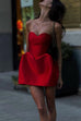 Margovil Sweetheart Neck Strapless Mini Party Dress