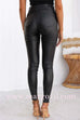 High Waist Faux Leather Stretchy Slim Fit Pants