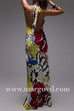 Halter Sleeveless Open Back Floral Print Maxi Dress