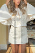 Margovil Lace Hollow Out Mini Skirt