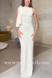 Margovil Elegant Sleeveless Tie Shoulder Bodycon Maxi Dress