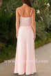 Margovil Spaghetti Strap Lace Patchwork Maxi Dress