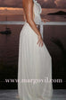 Margovil Frill Elastic Waist Flowy Maxi Skirt