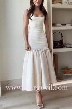 Margovil U Neck Sleeveless Ruffle Bodycon Midi Dress(5 Colors Available!)