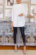 Mockneck Drop Shoulder Oversized Ribbed Knit Sweater