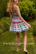 Spaghetti Strap Ruffle Gingham Mini Dress