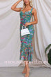 Margovil Mesh Overlay Ruched Floral Bodycon Midi Cami Dress