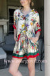 Drawstring Waist Pocketed Floral Print Satin Shorts