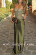 Elegant Satin Mermaid Maxi Skirt