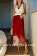 High Waist Floral Print Midi Skirt