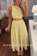 Margovil Lace Hollow Out Sleeveless Crop Top High Waist Maxi Skirt Set
