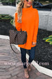 Mockneck Drop Shoulder Oversized Ribbed Knit Sweater