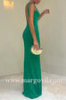 Margovil Sleeveless Open Back Glitter Bodycon Maxi Dress