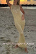 Margovil Sleeveless Open Back Glitter Bodycon Maxi Dress
