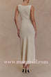 Margovil Sleeveless Button Down Knit Bodycon Maxi Dress