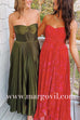 Strapless Twist Front Pleated Swing Maxi Dress