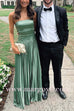 Strapless Tube Pleated Splice Maxi Party Dress