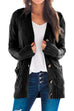 Margovil Button Up Chunky Cardigans with Pockets