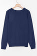 Margovil Color Block Love Heart Knit Sweaters