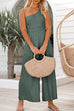 Margovil Solid One Shoulder Wide Leg Jumpsuit
